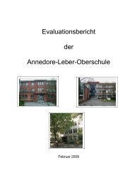 Evaluationsbericht der ALO vom 1. MÃ¤rz 2009 - auf der Annedore ...
