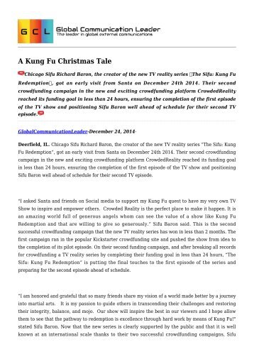 A Kung Fu Christmas Tale