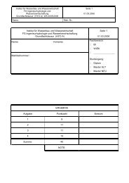 Seite 1 - Fachgebiet Ingenieurhydrologie und Wasserbewirtschaftung