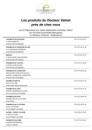 Les produits du Docteur Valnet prÃ¨s de chez vous - Bio Ã  la une