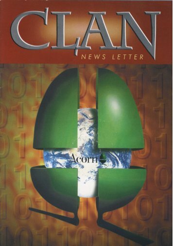 Acorn Clan Newsletter - Chris's Acorns