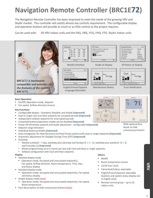 General Product Catalog - Daikin AC