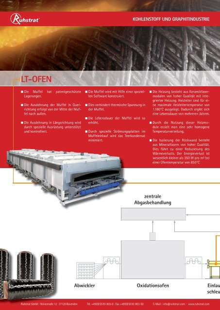 Industrieofenbau 2009_Deutsch.indd - Ruhstrat GmbH