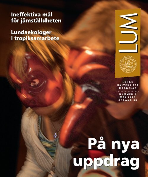 LUM nr 5 - 27 maj - Humanekologi Lunds universitet