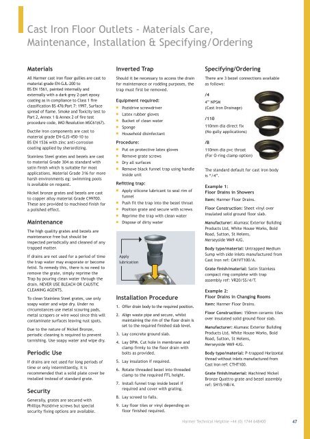 Harmer Floor & Shower Drains Oct 14-file045956