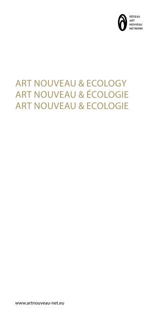 Art NouveAu & ecology Art NouveAu & écologie Art NouveAu ...