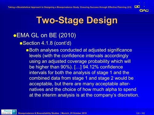 Part III - BEBAC â¢ Consultancy Services for Bioequivalence