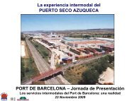 Presentación Puerto Seco Azuqueca - port de Barcelona