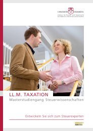 LL.M. TAXATION - Stbv Bremen