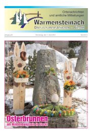 Osterbrunnen - Warmensteinach