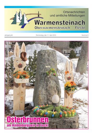 Osterbrunnen - Warmensteinach