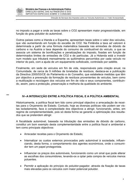 A VERTENTE AMBIENTAL DO IMPOSTO SOBRE VEÃCULOS I ...