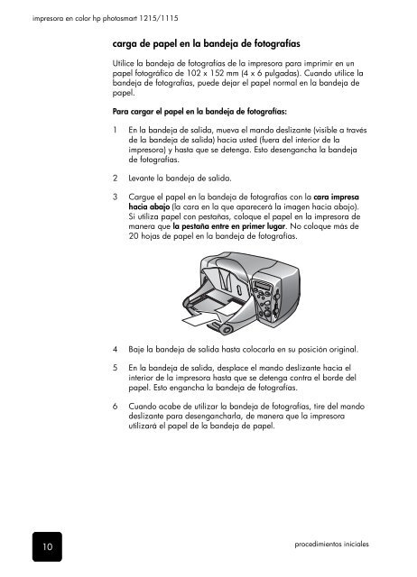 HP PhotoSmart 1215/1115 User's Guide - Hewlett Packard