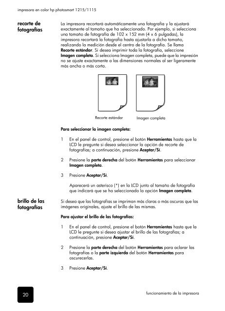 HP PhotoSmart 1215/1115 User's Guide - Hewlett Packard