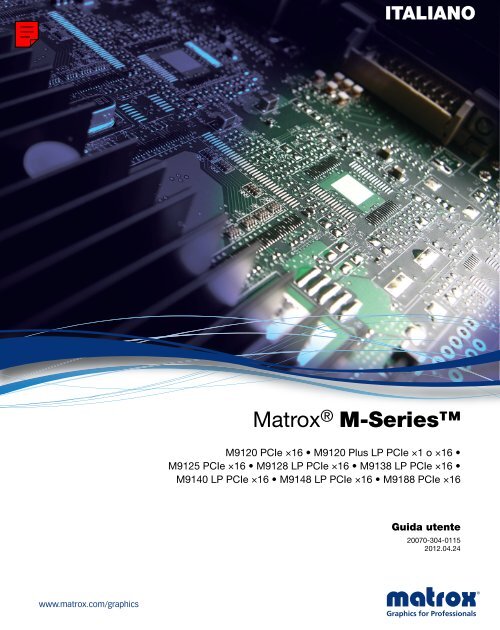 Guida utente Matrox M-Series