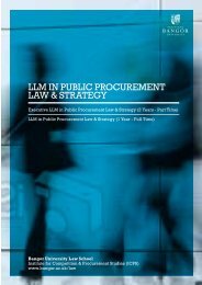 LLM in PubLic ProcureMent Law & Strategy - The Procurement ...