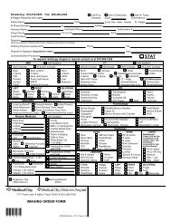 PET/CT SCAN ORDER FORM - Medical City Dallas Hospital