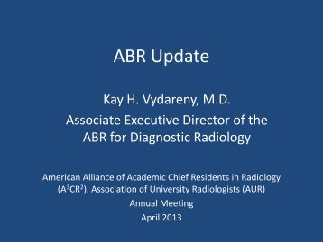 EOF Core exam - Purpose - The American Board of Radiology