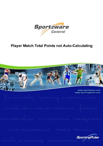 Sportzware Central 5 - PulseTec Solutions Support