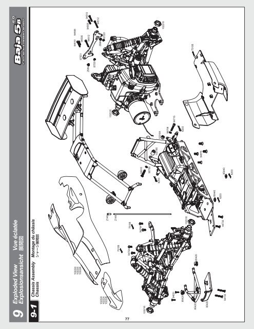 Exploded View Explosionsansicht Vue Ã©clatÃ©e å±•é–‹å›³ - HPI Racing