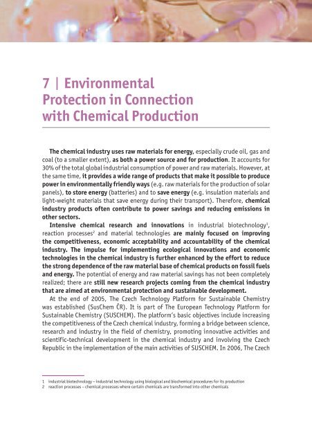 Environmental Technologies and Eco-innovation in the Czech ...