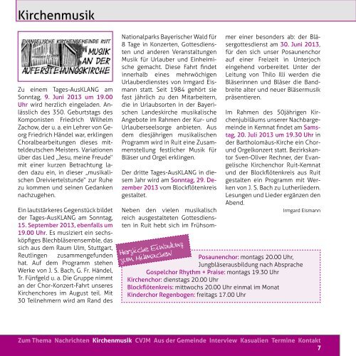 MÃ¤rz 2013 - Nr. 157 - CVJM Ruit