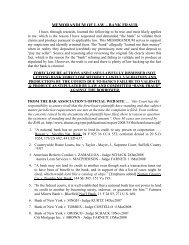 Exhibit C - Memorandum of Law Bank Fraud - USA The Republic