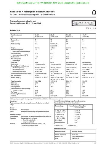 PDF Catalogue - Metrix Electronics Ltd