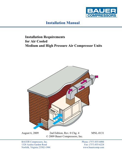 Install Manual - BAUER Compressors