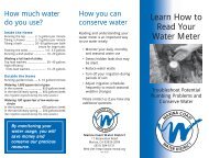 Water Meter Brochure - Marina Coast Water District