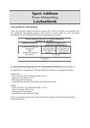 Abiturprüfungen Praxis-Leichtathletik - Gymnasium Bad Königshofen