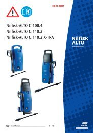 Nilfisk-ALTO C 100.4 Nilfisk-ALTO C 110.2