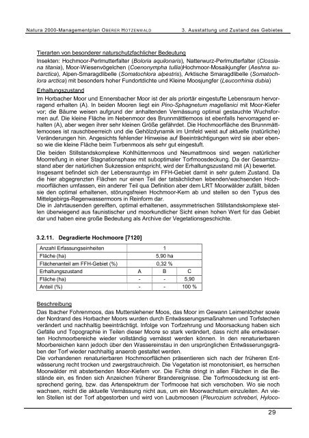 Managementplan fÃ¼r das Natura 2000-Gebiet ... - Hotzenwald LIFE