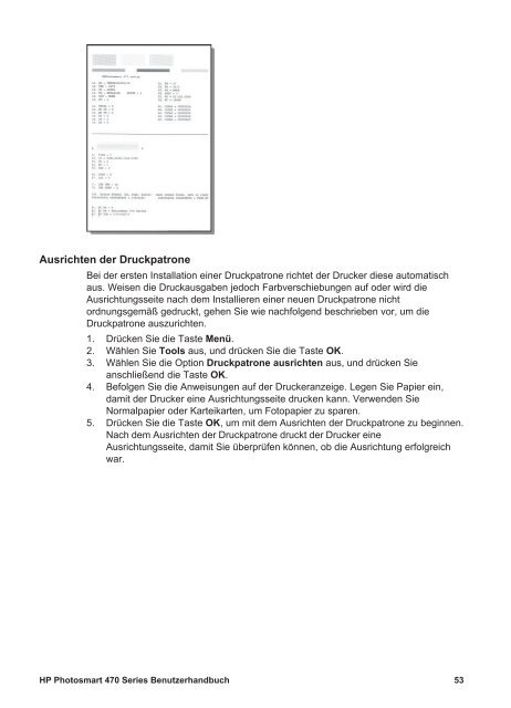 Benutzerhandbuch HP Photosmart 470 Series - Hewlett Packard