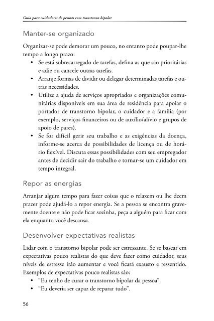 Guia para cuidadores de pessoas com transtorno bipolar - IPq