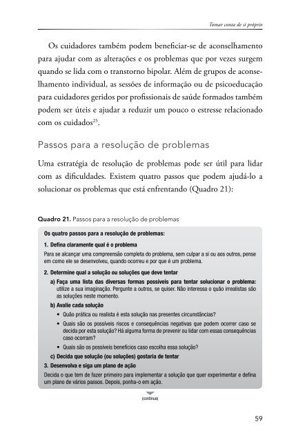 Guia para cuidadores de pessoas com transtorno bipolar - IPq