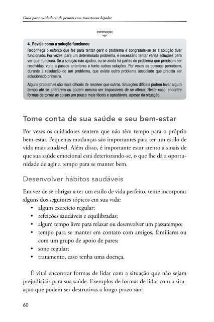 Guia para cuidadores de pessoas com transtorno bipolar - IPq