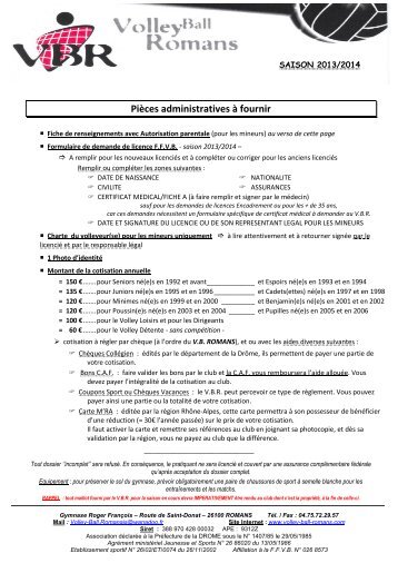 Fiche de RENSEIGNEMENTS - Administrateur