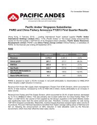 PACIFIC ANDES - Strategic Public Relations Group