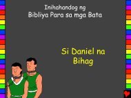Daniel the Captive Tagalog PDA - Bible for Children