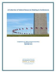 A Collection of Federal Resources Relating to Conferences (2012)