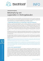 BekÃ¤mpfung von Legionellen in WohngebÃ¤uden - Haus & Grund ...