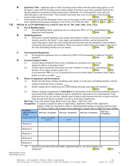 Successful Foster Home Licensing in NC - Training Matters