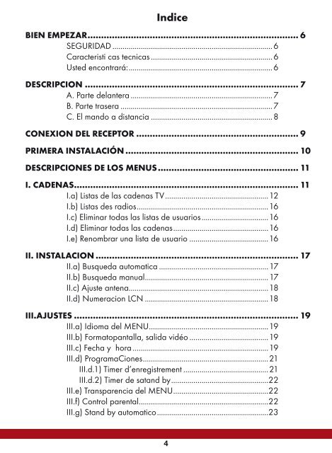 Manual de utilizaciÃƒÂ³n - OPTEX