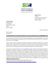 Letter to the Secretary General of EUROCHAMBERS Arnaldo ...