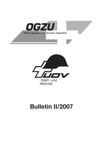 Bulletin II/2007 - UOV Glatt- und Wehntal