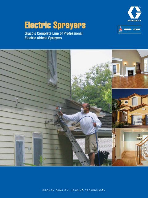 SW Electric Airless Sprayers Brochure - Graco Inc.