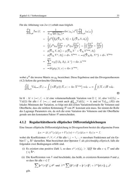 Die isoperimetrische Ungleichung auf ... - Universität Tübingen