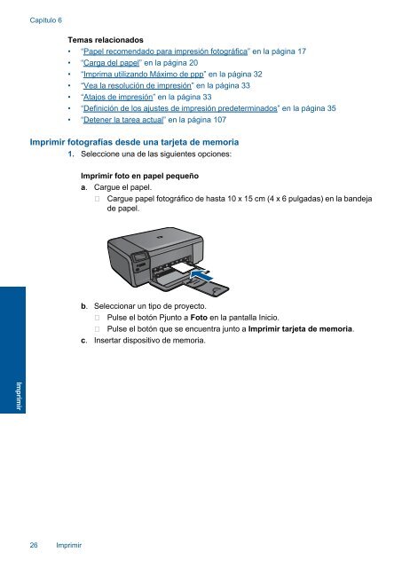 1 Ayuda de HP Photosmart C4700 series - Hewlett Packard