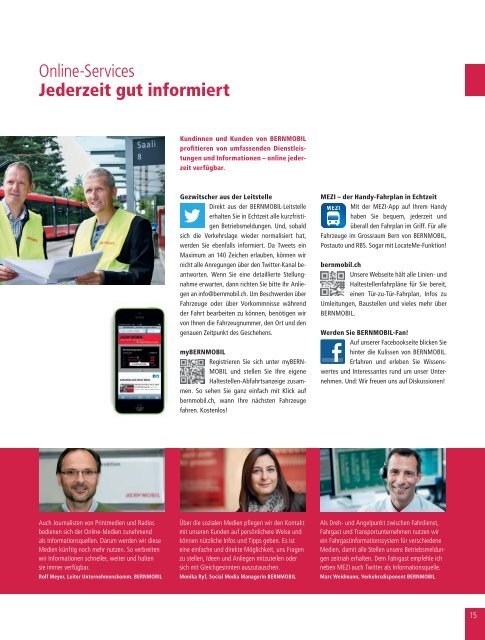 BERNMOBIL-Magazin zum Fahrplanwechsel 2013